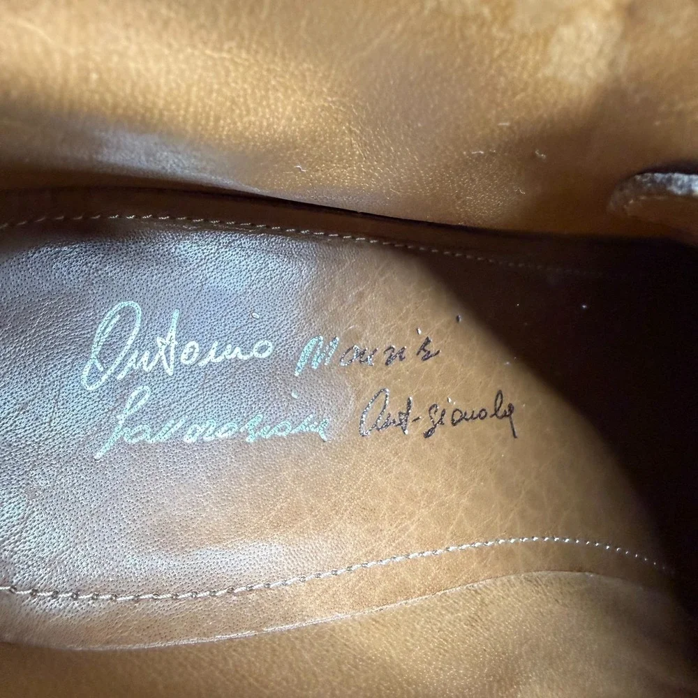 Antonio Maurizi Taupe Suede Chukka Boots Mens 8 EU 41 Vibram Minimalist Business